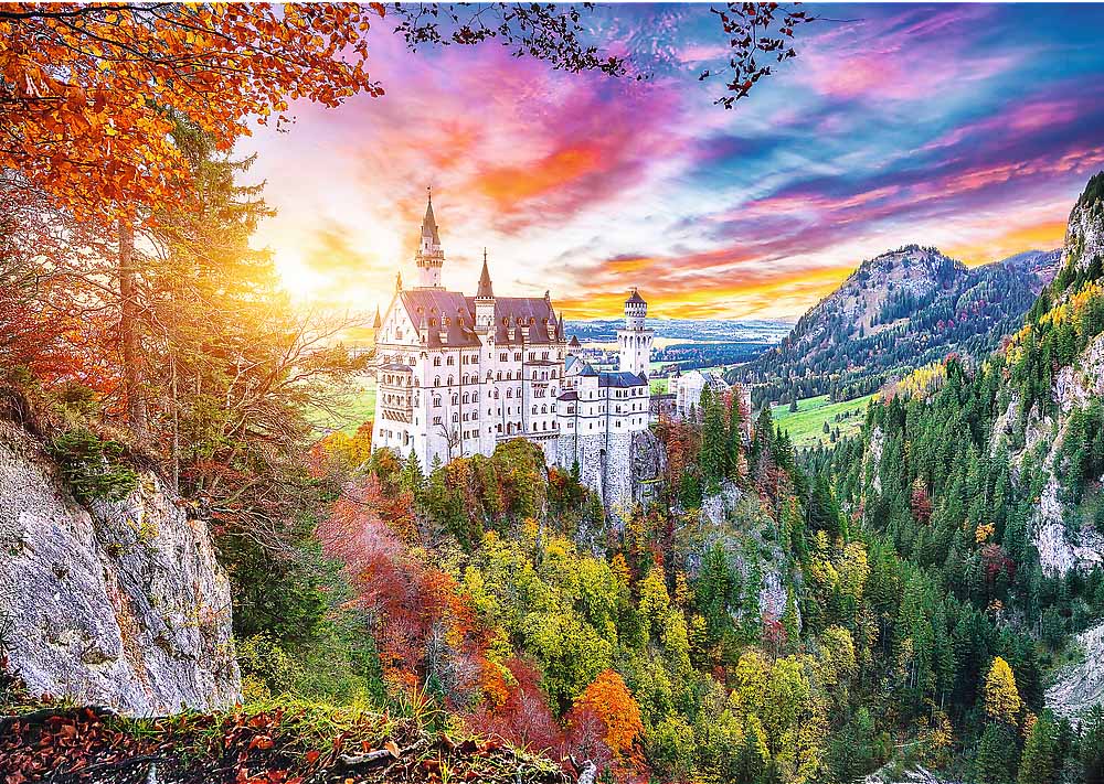 Puzzle Neuschwanstein castle, Germany, 500 pieces