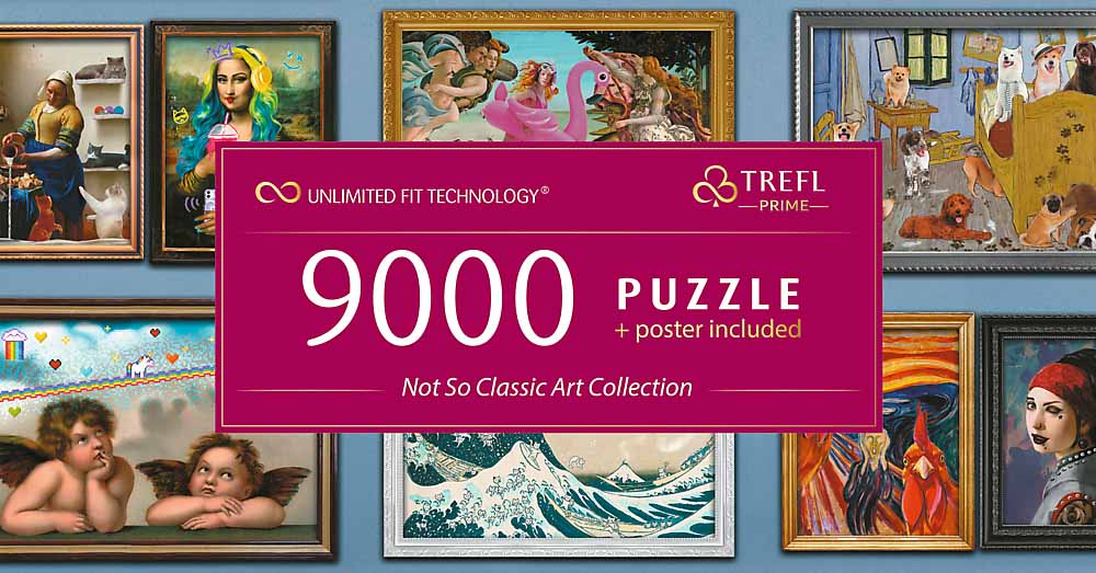  Trefl Prime 9000 Piece Puzzle - The Greatest Disney Collection  : Toys & Games