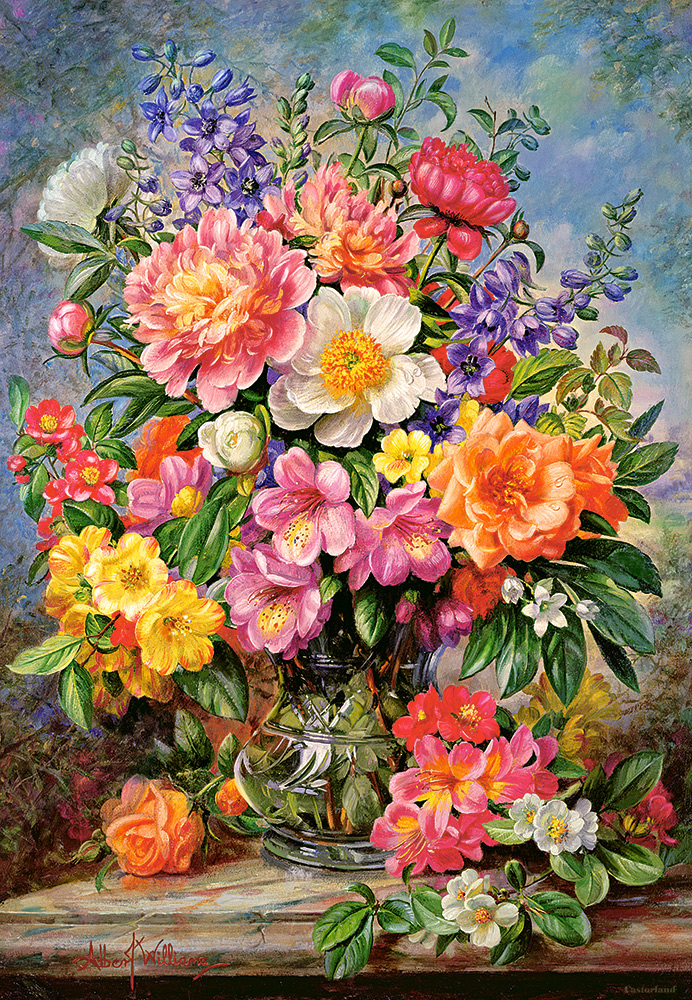 June Flowers in Radiance Flower & Garden Jigsaw Puzzle