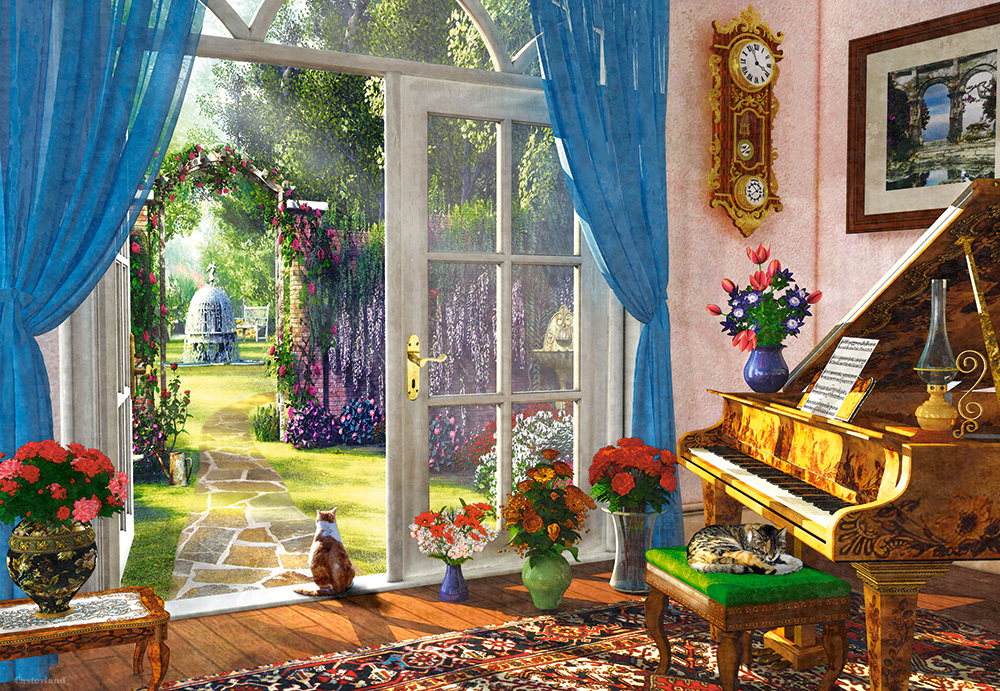 Doorway Room View Around the House Jigsaw Puzzle