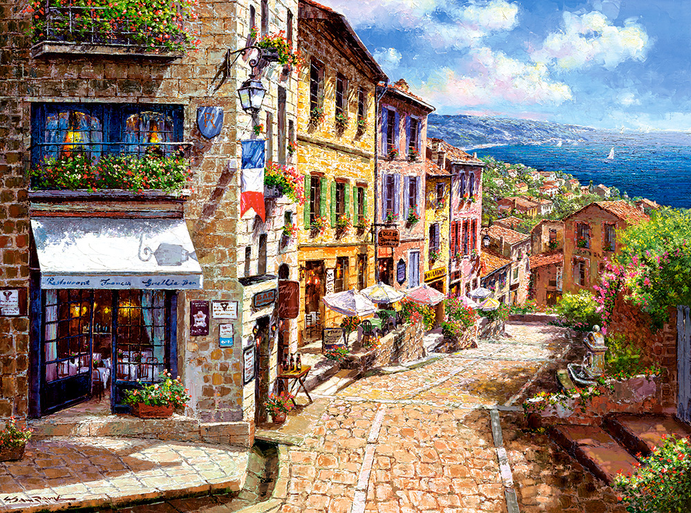Afternoon in Nice - Scratch and Dent Travel Jigsaw Puzzle