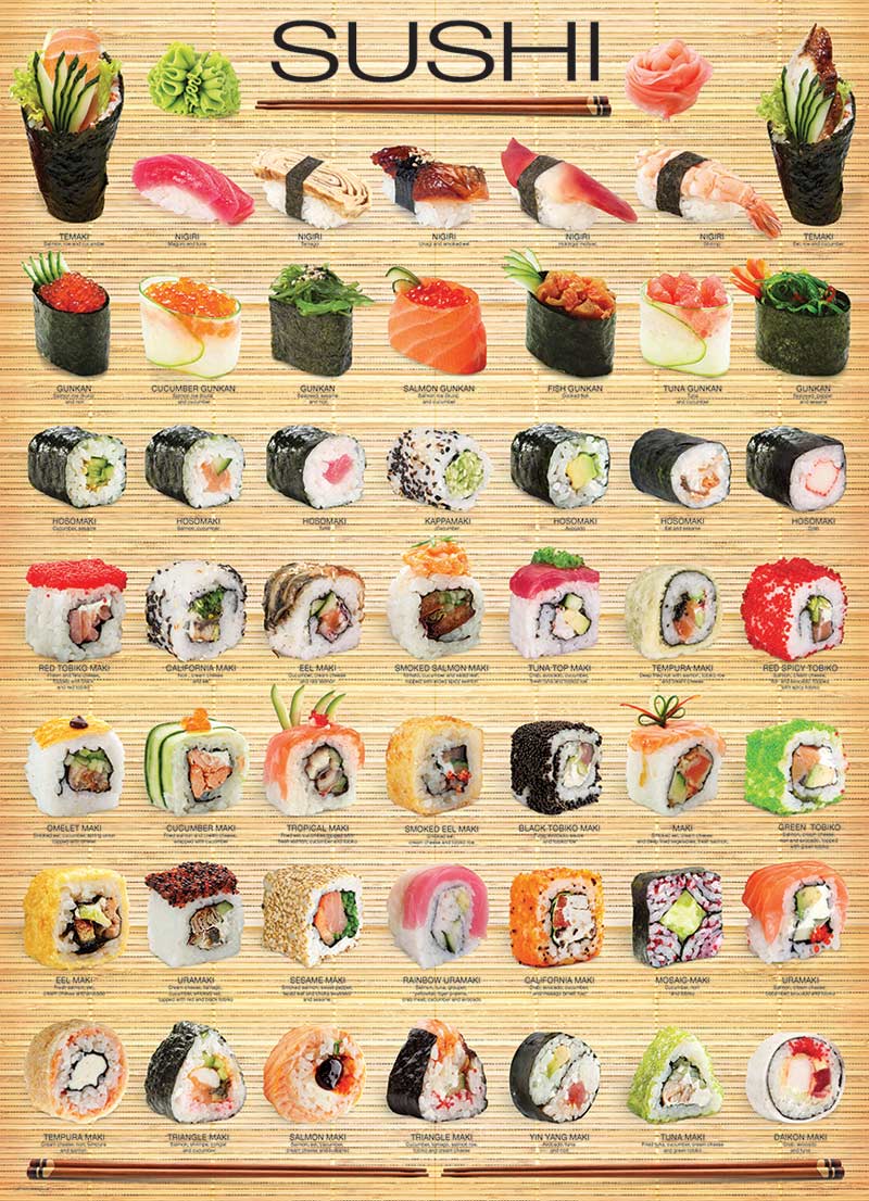Sushi - Scratch and Dent Food and Drink Jigsaw Puzzle
