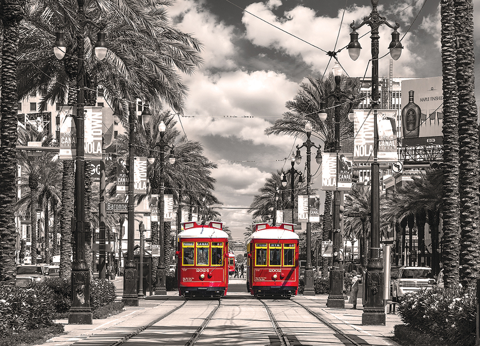 New Orleans - Streetcars Photography Jigsaw Puzzle