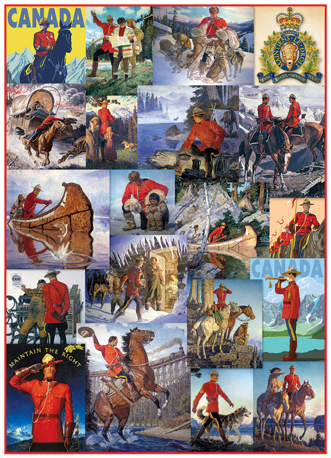 Royal Canadian Mounted Police Collage (Small Box)