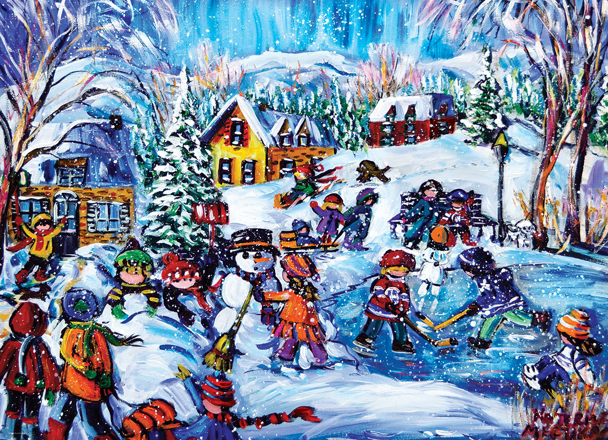 Snow Day Winter Jigsaw Puzzle