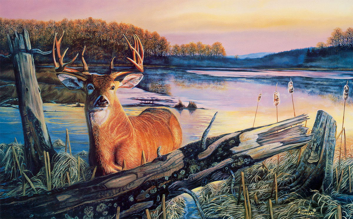 By Dawn's Early Light Forest Animal Jigsaw Puzzle