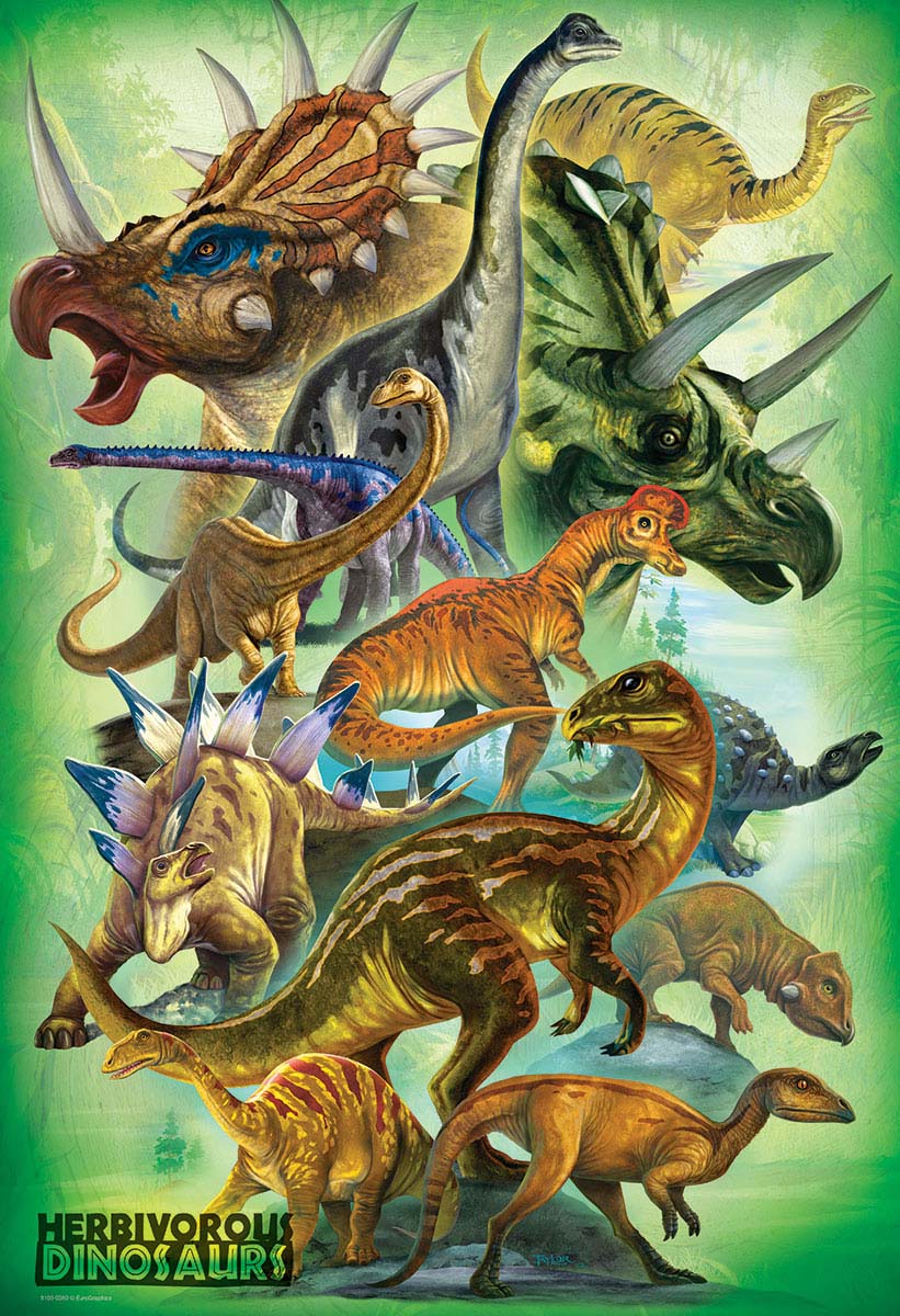 Herbivorous Dinosaurs Dinosaurs Jigsaw Puzzle