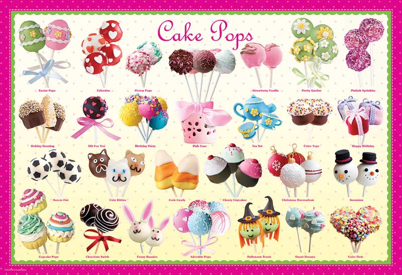 Cake Pops - Scratch and Dent Dessert & Sweets Jigsaw Puzzle
