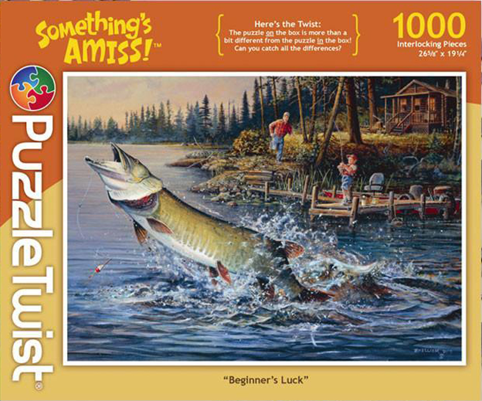 Beginner's Luck - Something's Amiss! Fishing Jigsaw Puzzle