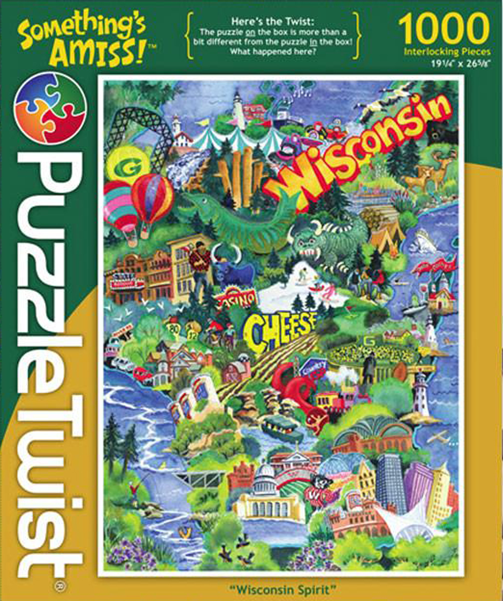 Wisconsin Spirit - Something's Amiss! Landmarks & Monuments Jigsaw Puzzle