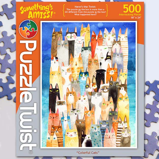 Cat Zodiac 500 Piece Puzzle