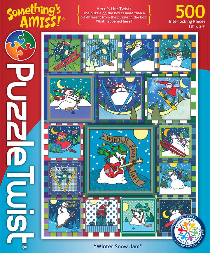 Winter Snow Jam - Something's Amiss! Winter Jigsaw Puzzle