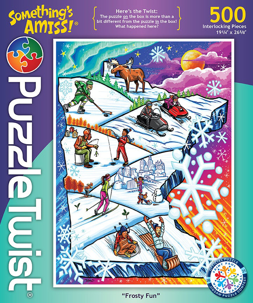 Frosty Fun - Something's Amiss! Winter Jigsaw Puzzle