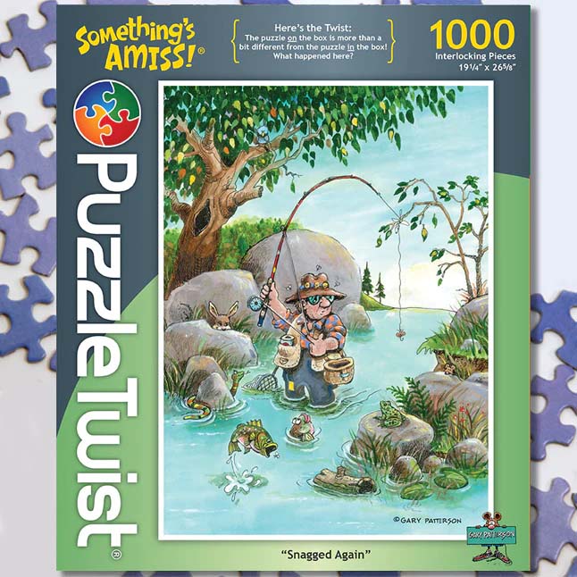 Snagged Again - Something's Amiss! Humor Jigsaw Puzzle