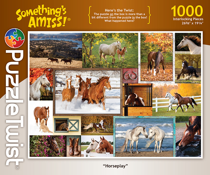 Horseplay - Something's Amiss! Horse Jigsaw Puzzle