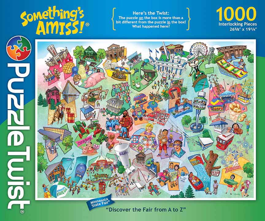 Discover the Fair from A to Z  - Something's Amiss! Collage Jigsaw Puzzle