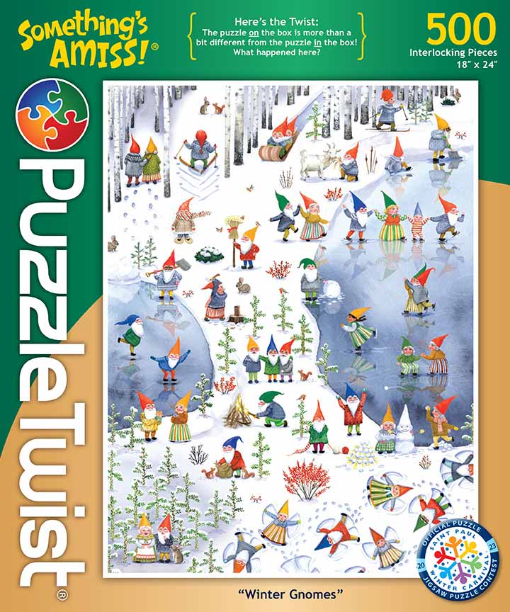 Winter Gnomes - Something's Amiss! Winter Jigsaw Puzzle