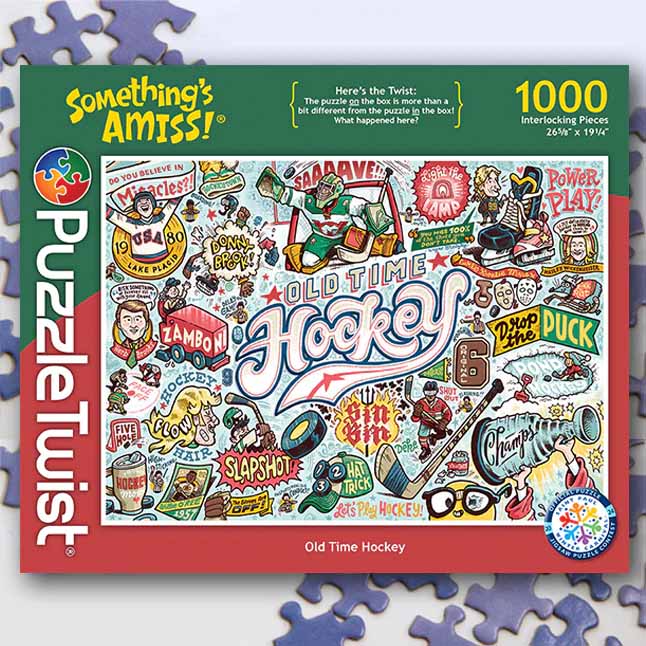 Old Time Hockey - Something's Amiss!, 1000 Pieces, PuzzleTwist