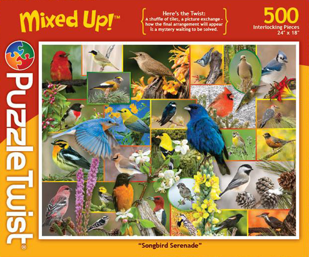Mixed Up!  Songbird Serenade Birds Jigsaw Puzzle