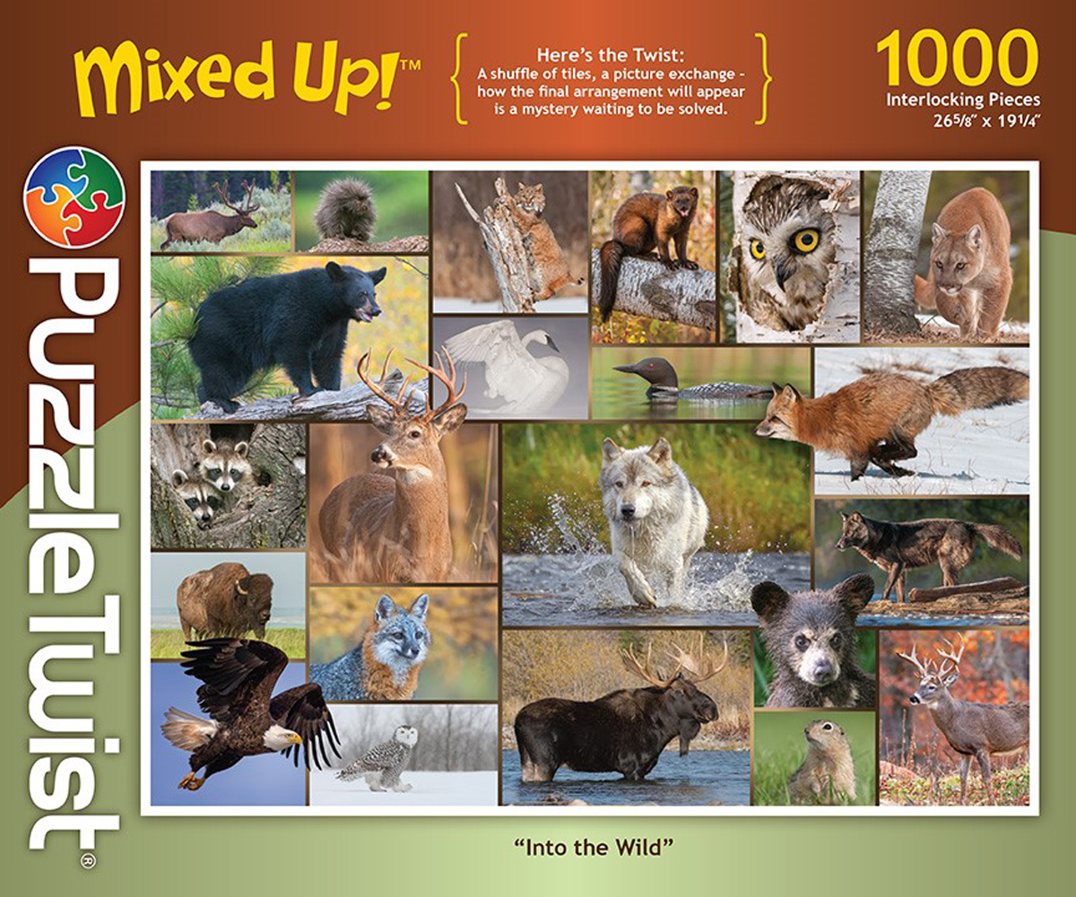 Into the Wild Twist Puzzle Forest Animal Jigsaw Puzzle