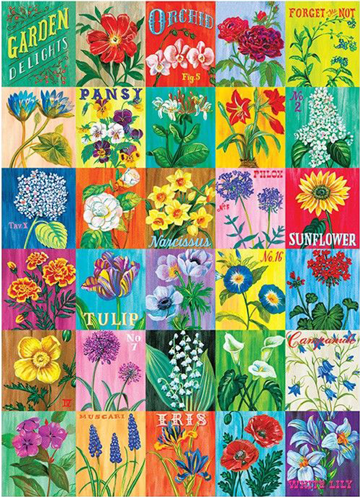 Garden Delights - Something's Amiss! Flower & Garden Jigsaw Puzzle