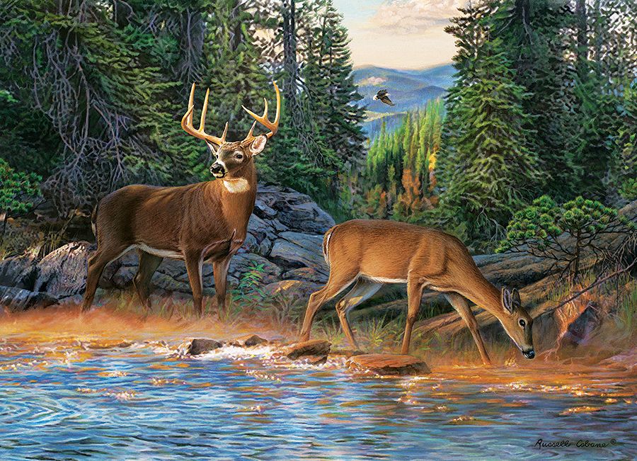 The River's Edge Forest Animal Jigsaw Puzzle
