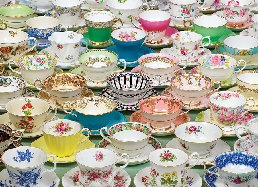Teacups Mother's Day Jigsaw Puzzle