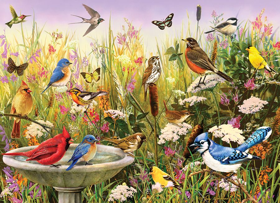 Feathered Friends Birds Jigsaw Puzzle