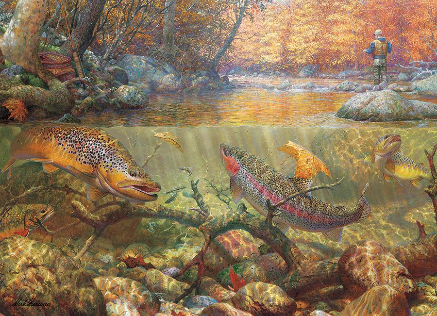 Autumn Dream Day Fish Jigsaw Puzzle