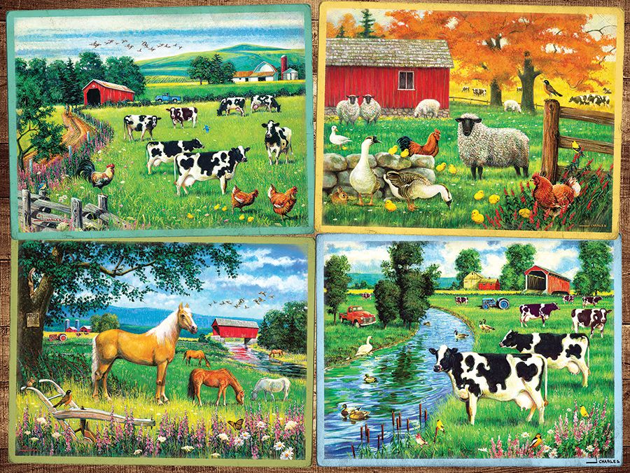 Country Friends Farm Animal Jigsaw Puzzle