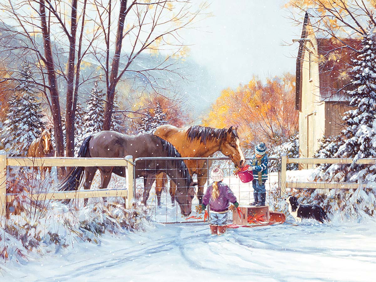 First Snow, 275 Pieces, Cobble Hill | Puzzle Warehouse