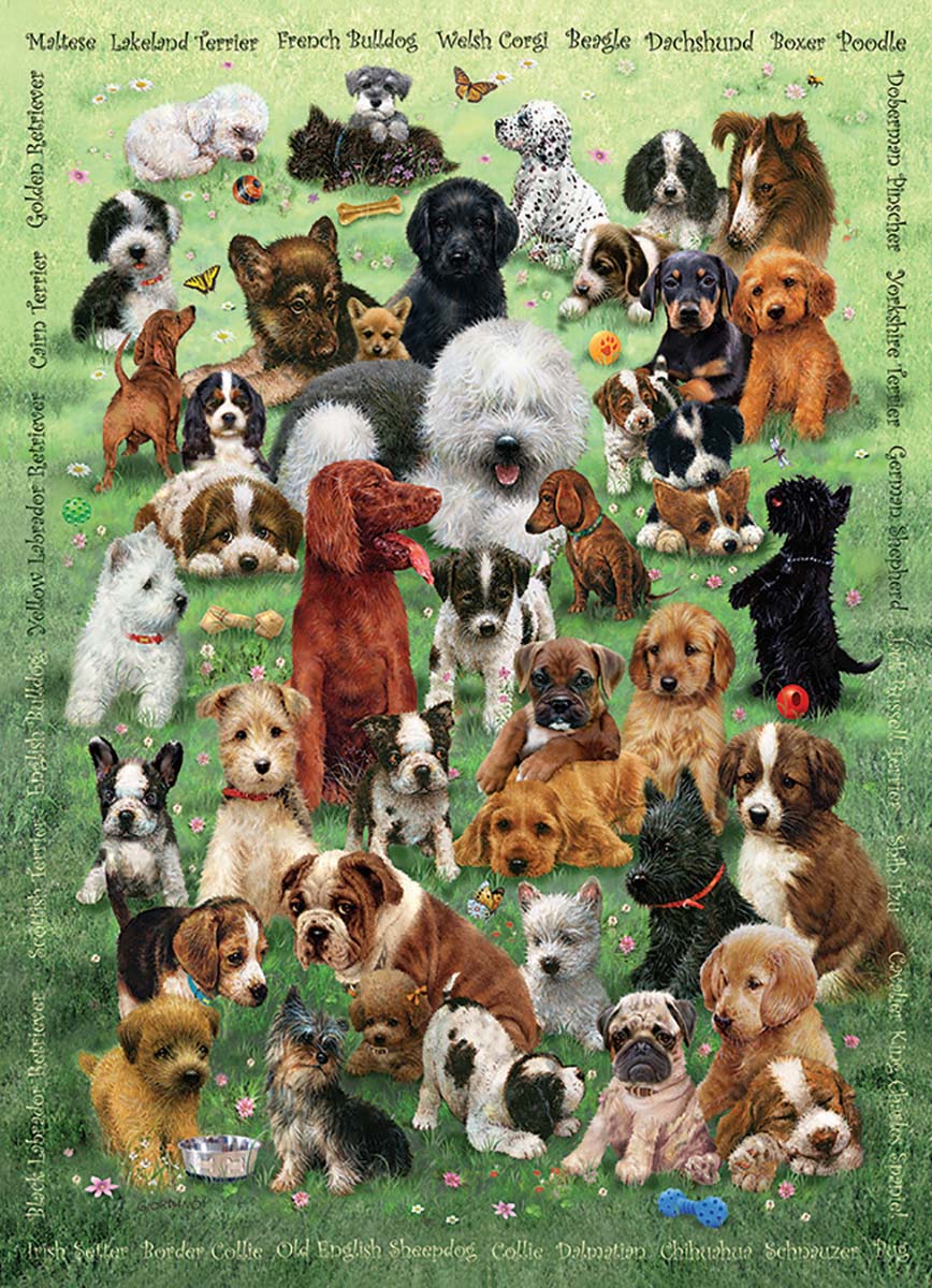 Puppy Love Dogs Jigsaw Puzzle