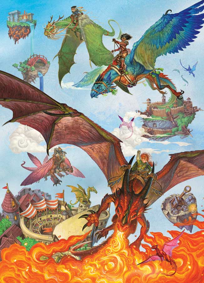 Dragon Flight Dragon Jigsaw Puzzle
