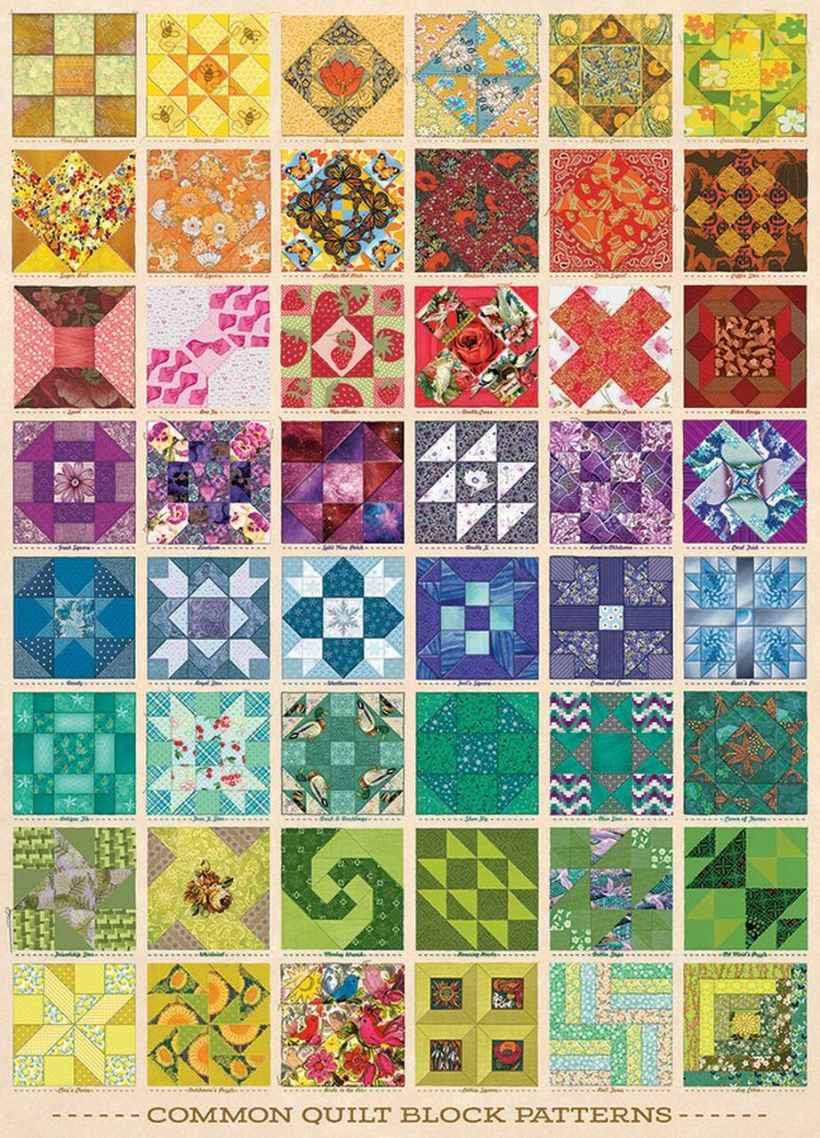 Common Quilt Blocks (Small Box) - Scratch and Dent