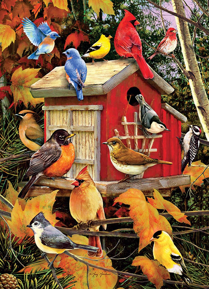 Fall Birds - Scratch and Dent Birds Jigsaw Puzzle