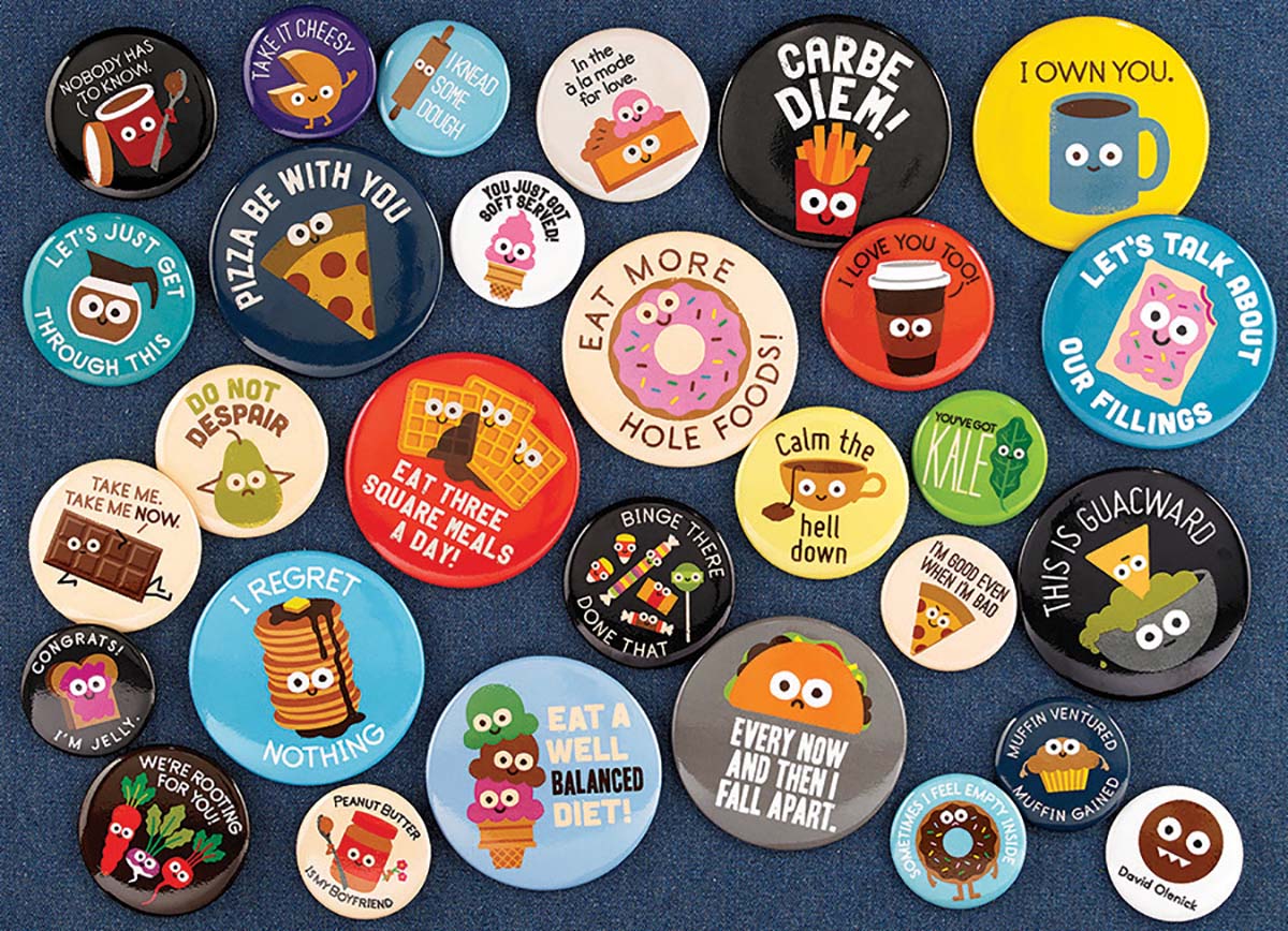 Buttons Food and Drink Jigsaw Puzzle