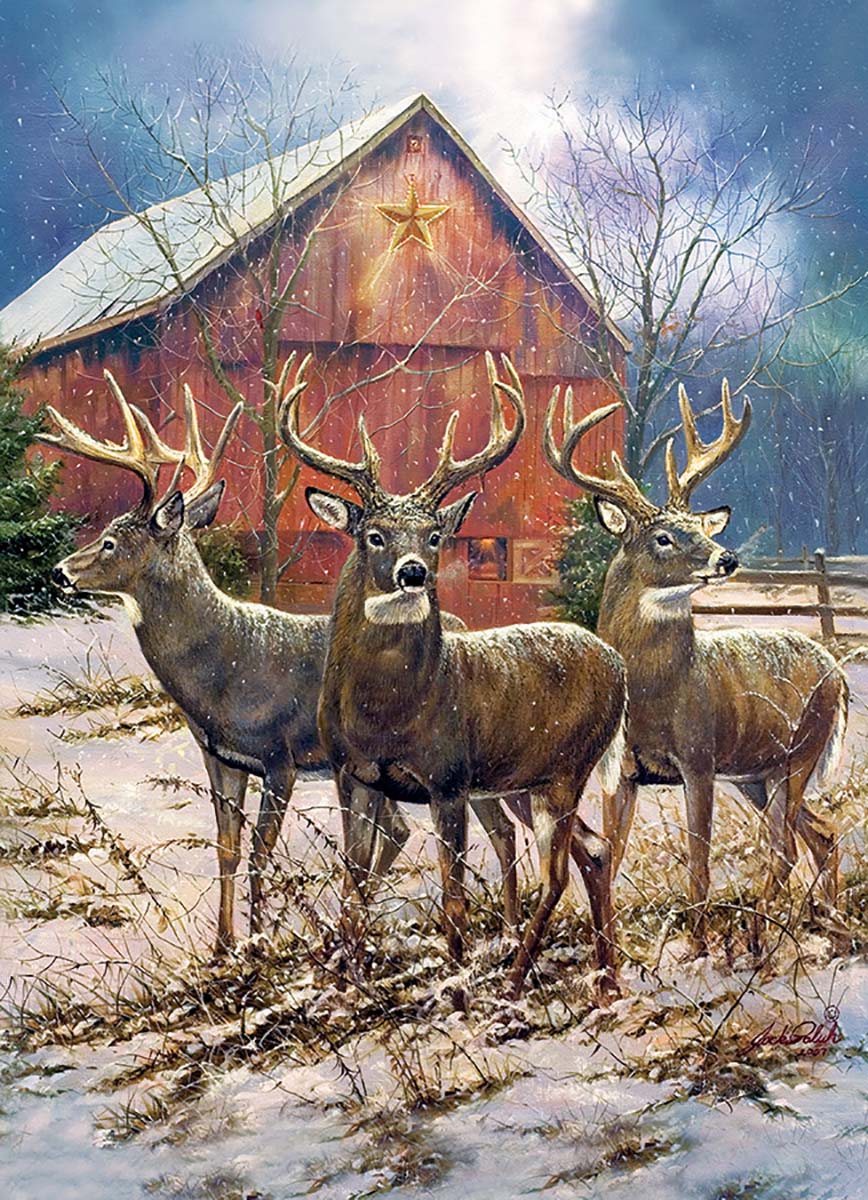 Three Kings Forest Animal Jigsaw Puzzle