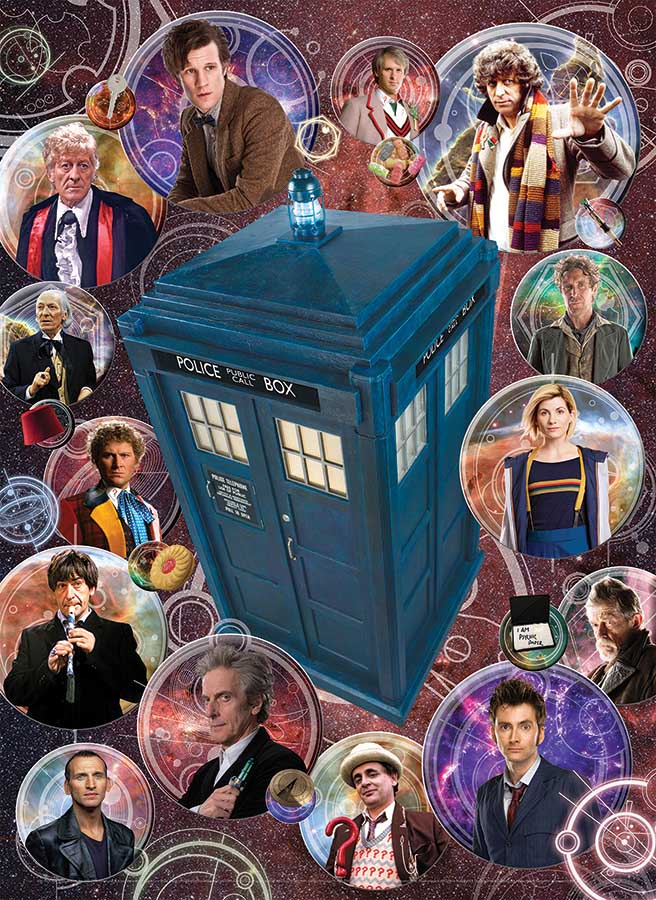 Doctor Who: The Doctors Movies & TV Jigsaw Puzzle