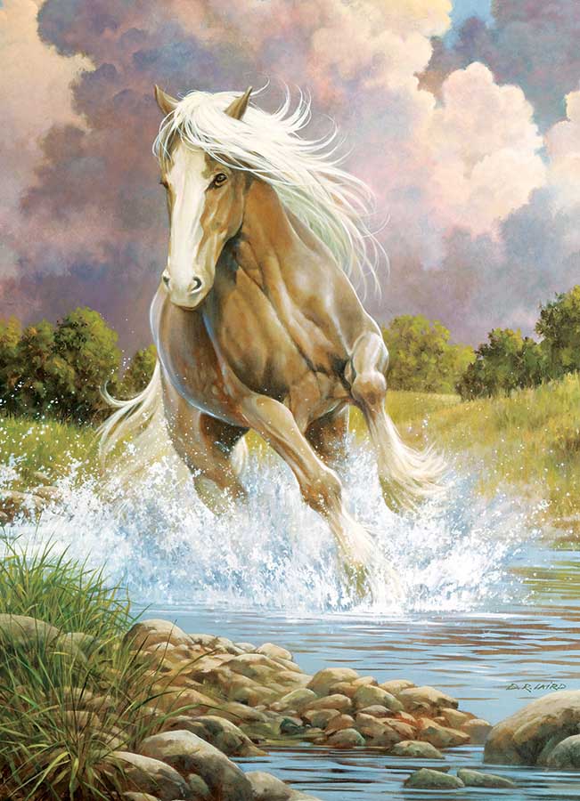 River Horse Horse Jigsaw Puzzle