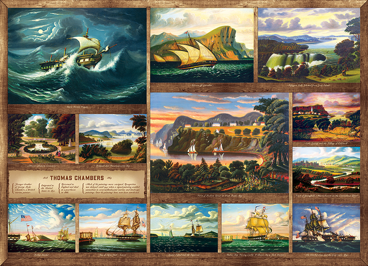 Thomas Chambers Collage Jigsaw Puzzle