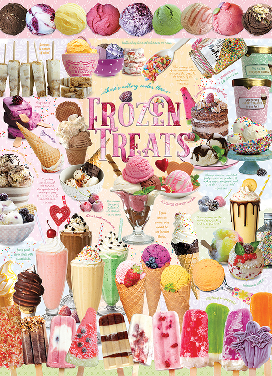 Frozen Treats - Scratch and Dent Dessert & Sweets Jigsaw Puzzle