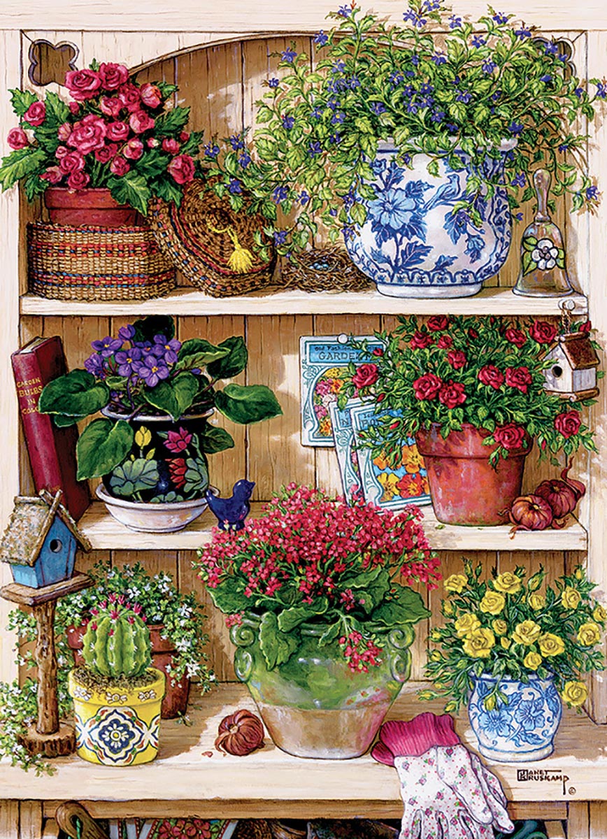 Flower Cupboard Flower & Garden Jigsaw Puzzle