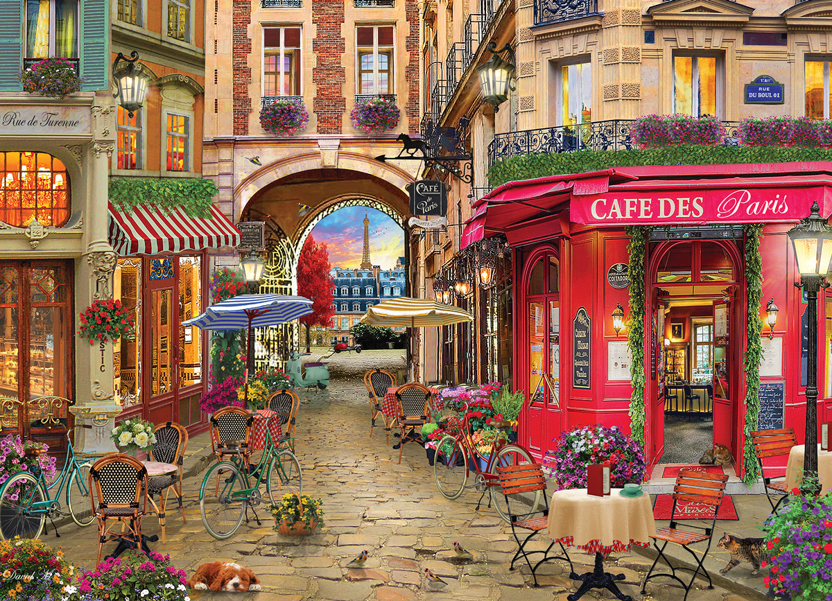 Cafe des Paris - Scratch and Dent Paris & France Jigsaw Puzzle