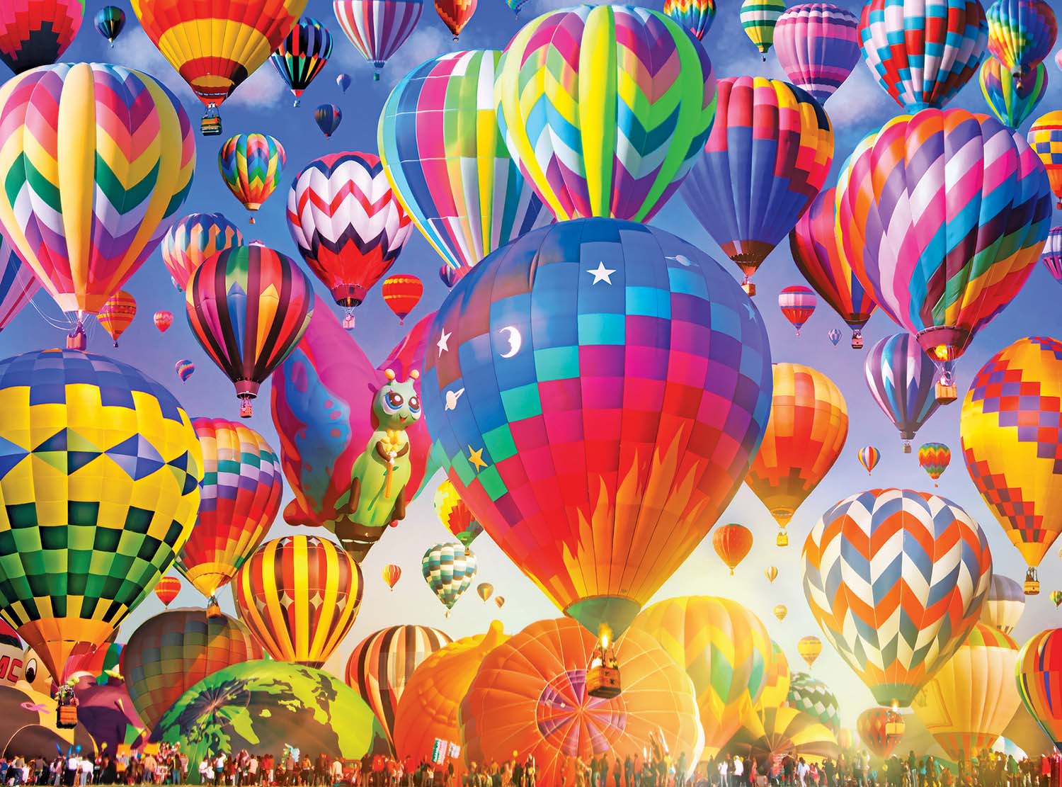 Color Palette - Ballooning Fun Hot Air Balloon Jigsaw Puzzle