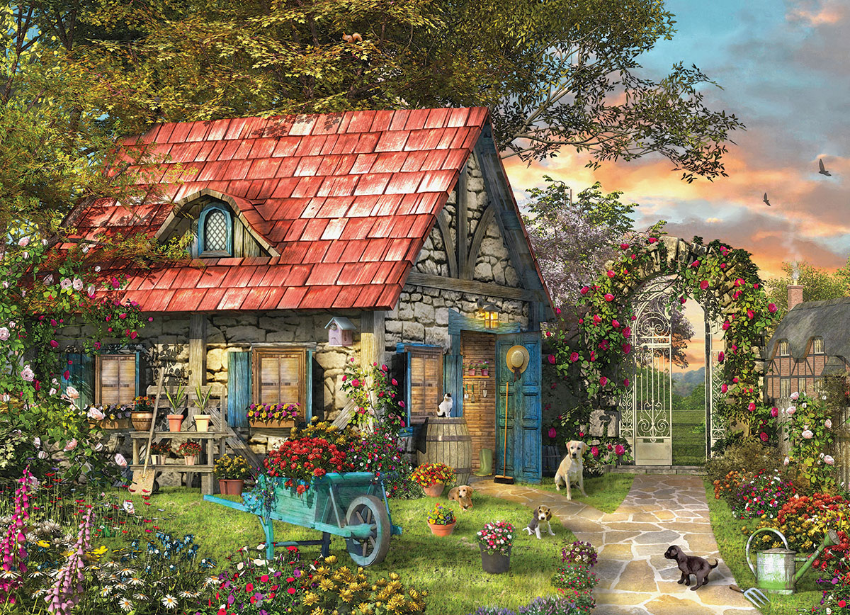 The Country Shed Garden Jigsaw Puzzle