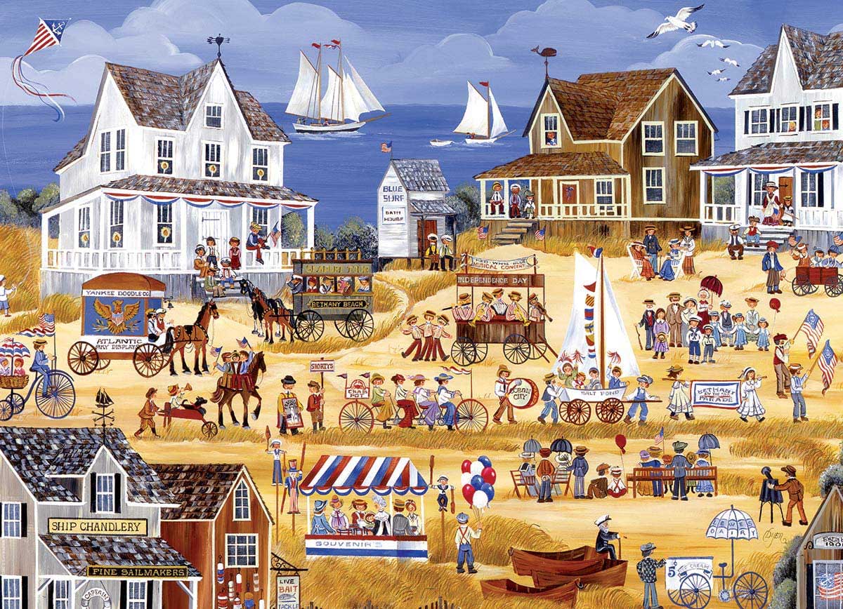 The 4th of July Parade Fourth of July Jigsaw Puzzle