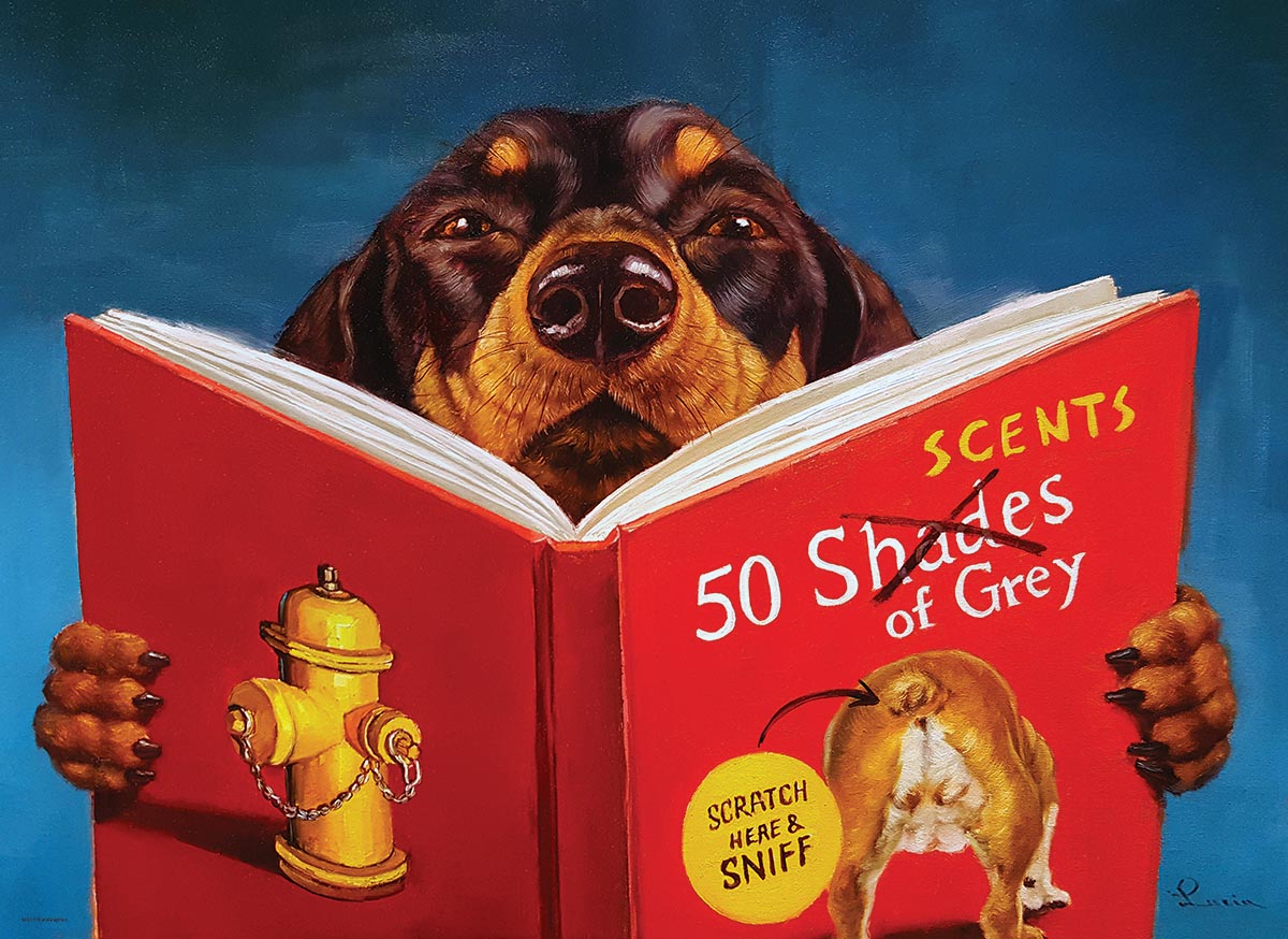 50 Scents of Grey Dogs Jigsaw Puzzle