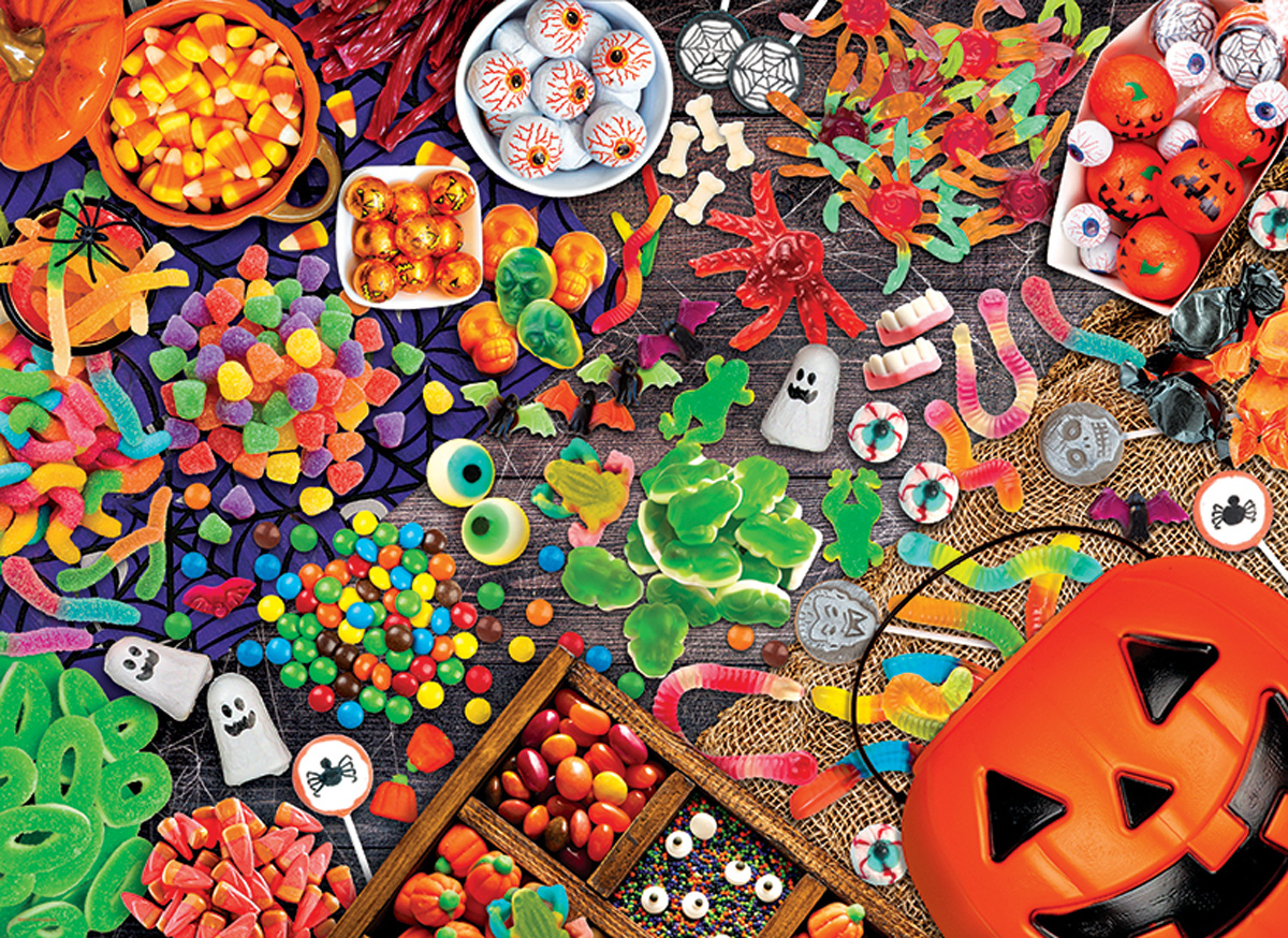 Halloween Candies Halloween Jigsaw Puzzle
