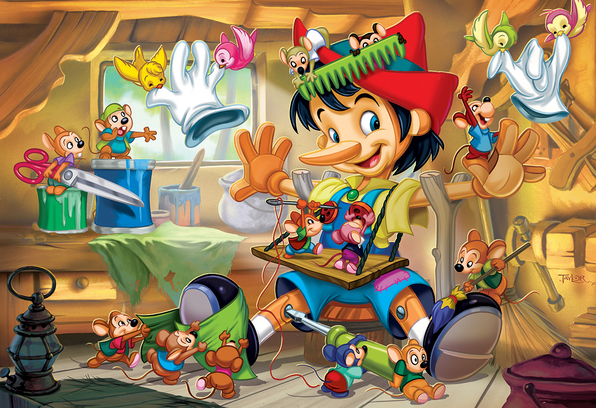 pinocchio picture jigsaw puzzles 6 in a box NEW 