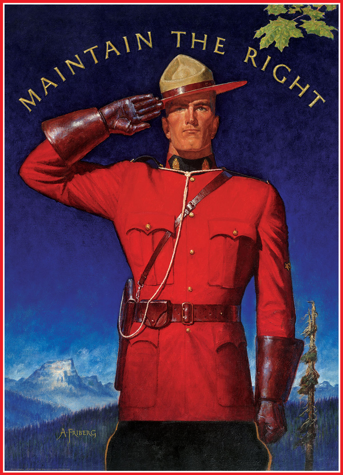 Royal Canadian Mounted Police - Maintain the Right Canada Jigsaw Puzzle
